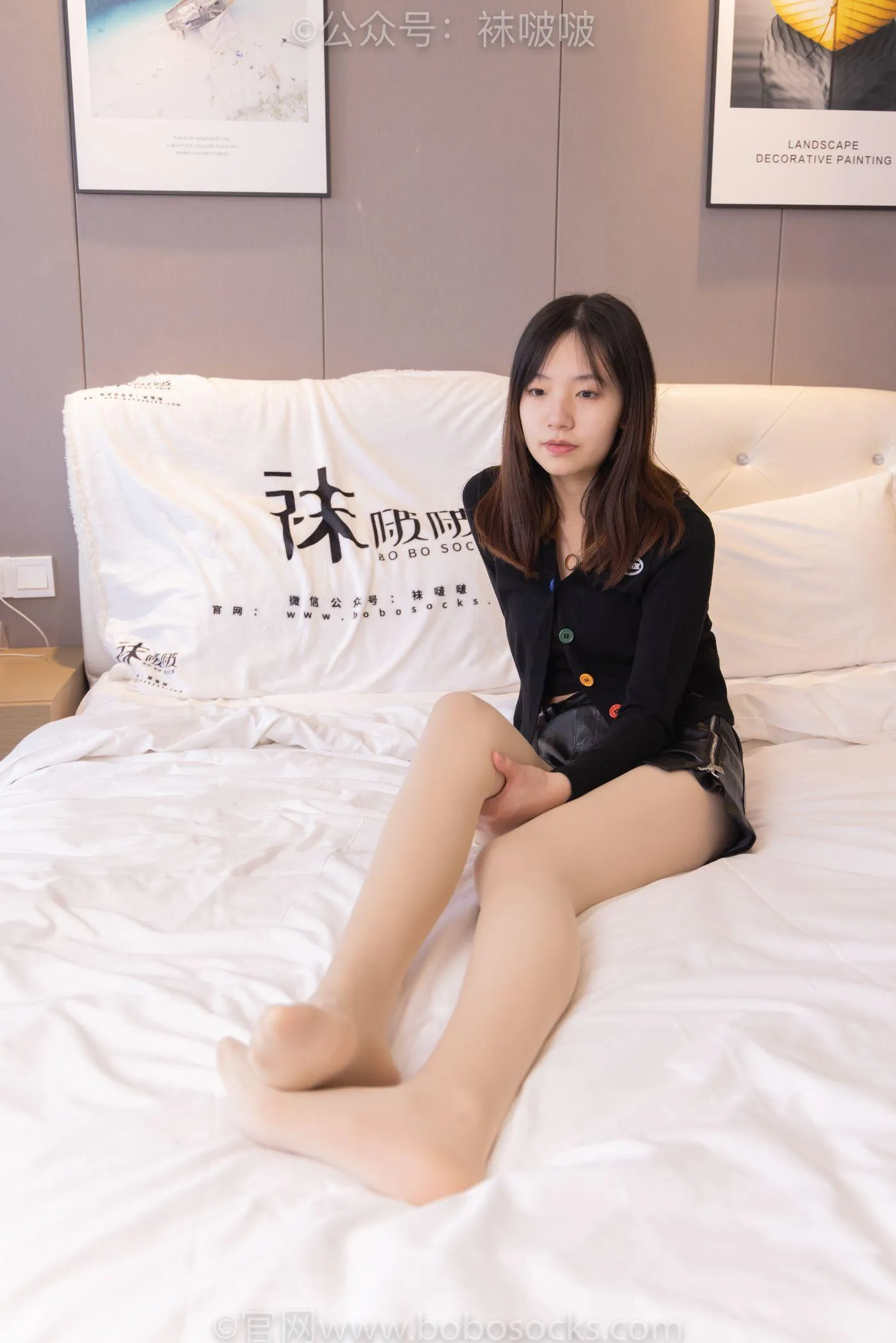 [BoBoSocks袜啵啵]NO.072 小甜豆-两双长靴、厚黑丝、厚肉丝 [144P]插图4